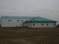 Rear of building complete